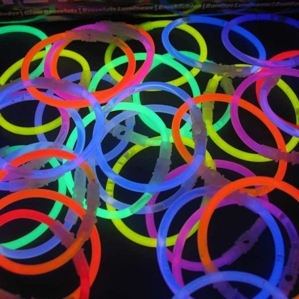 Pulseras luminiscentes Partylights Premium