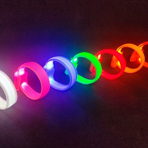 pulseras led de nylon 1